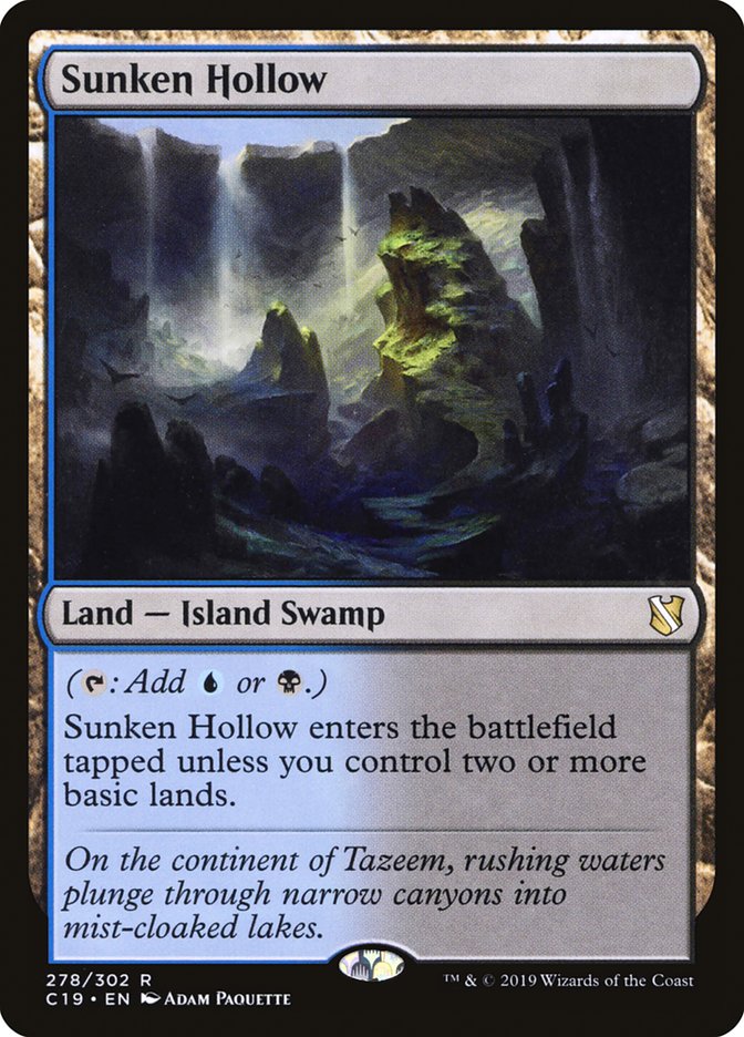 Sunken Hollow [Commander 2019] | Silver Goblin