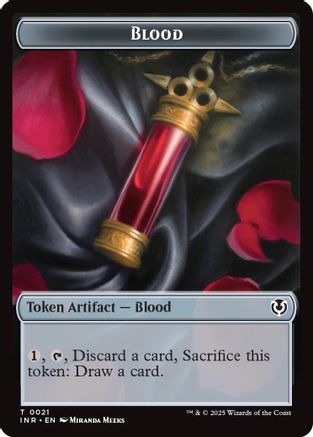 Blood // Vampire (0007) Double-Sided Token (INR21 // 7)  - Innistrad Remastered | Silver Goblin