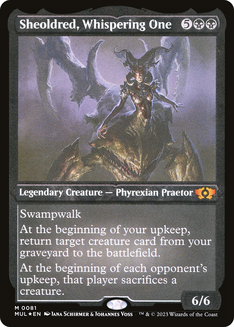 Sheoldred, Whispering One (081) Foil - Multiverse Legends