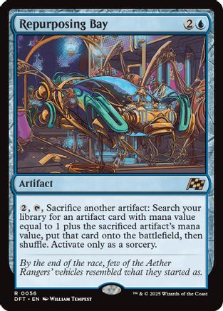 Repurposing Bay Foil (056) - Aetherdrift | Silver Goblin