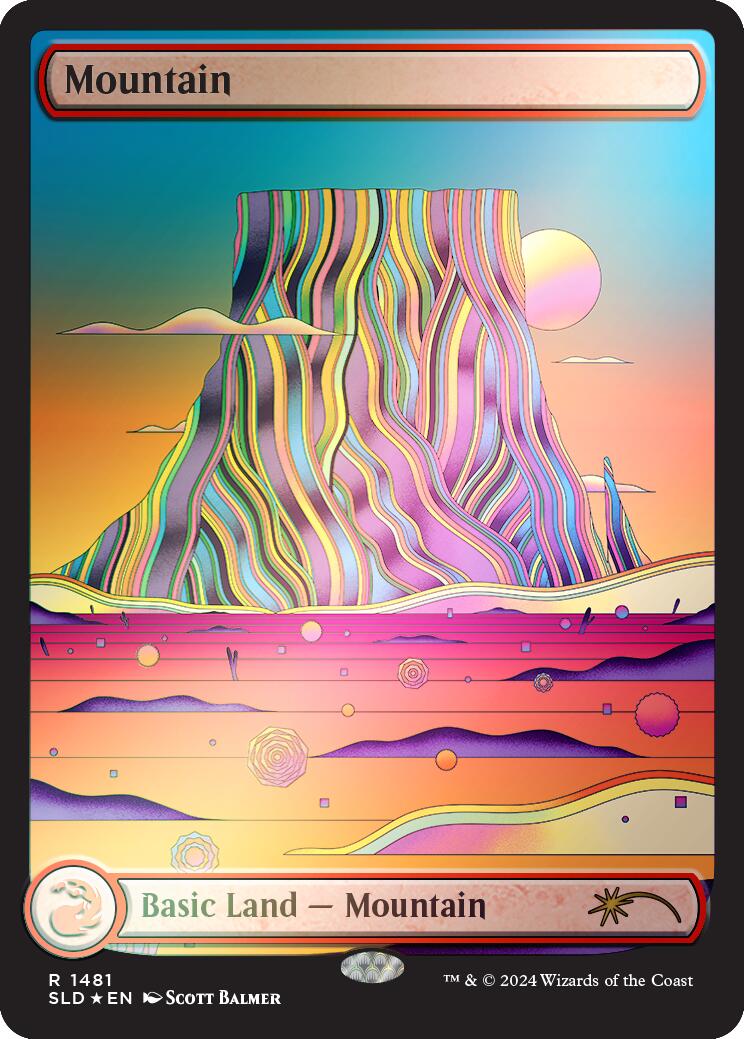 Mountain (1481) Foil - Secret Lair Drop Series