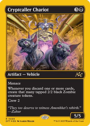 Cryptcaller Chariot (First-Place Foil) Foil (446) - Aetherdrift | Silver Goblin