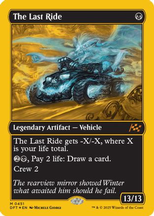 The Last Ride (First-Place Foil) Foil (451) - Aetherdrift | Silver Goblin