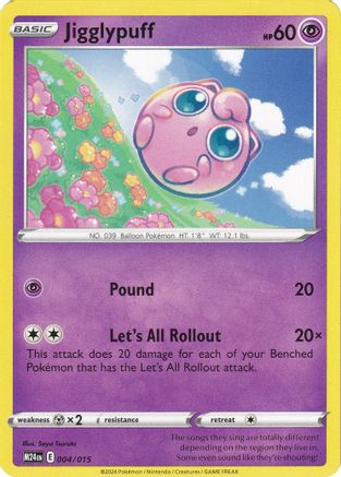 Jigglypuff (4) - McDonalds Promos 2024