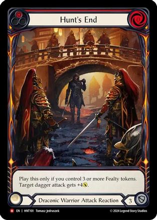 Hunt's End (Extended Art) (HNT101) Rainbow Foil - The Hunted