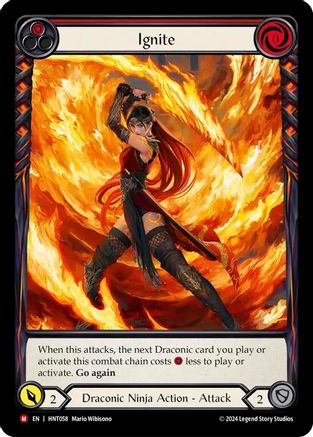Ignite (Extended Art) (HNT058) Rainbow Foil - The Hunted