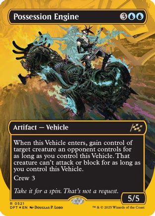 Possession Engine (Borderless) (First-Place Foil) Foil (521) - Aetherdrift | Silver Goblin