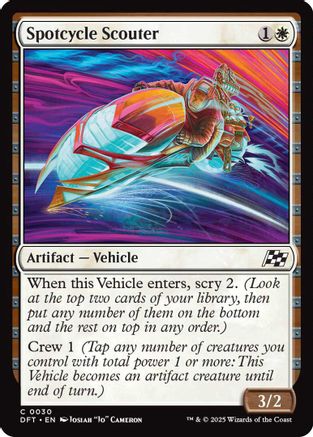 Spotcycle Scouter (030) - Aetherdrift | Silver Goblin