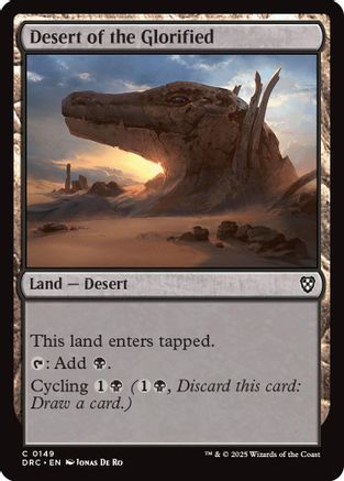 Desert of the Glorified (149) - Commander: Aetherdrift | Silver Goblin