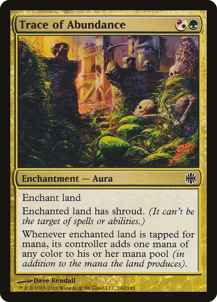 Trace of Abundance (142) Foil - Alara Reborn