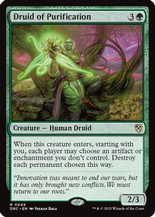 Druid of Purification (049) - Commander: Aetherdrift | Silver Goblin