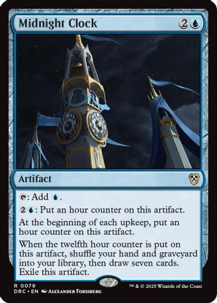 Midnight Clock (079) - Commander: Aetherdrift | Silver Goblin