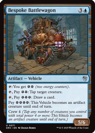 Bespoke Battlewagon (071) - Commander: Aetherdrift | Silver Goblin