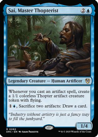 Sai, Master Thopterist (082) - Commander: Aetherdrift | Silver Goblin