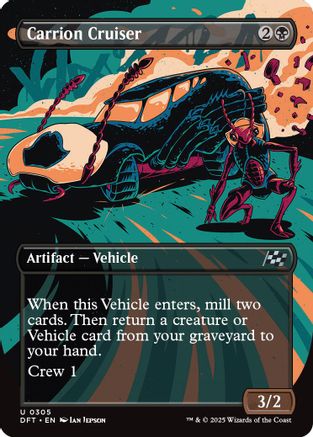 Carrion Cruiser (Borderless) (305) - Aetherdrift | Silver Goblin