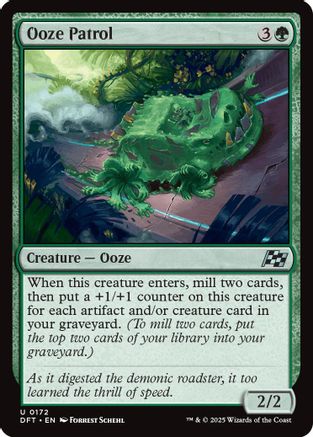 Ooze Patrol Foil (172) - Aetherdrift | Silver Goblin