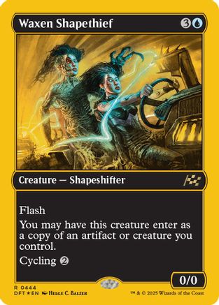 Waxen Shapethief (First-Place Foil) Foil (444) - Aetherdrift | Silver Goblin