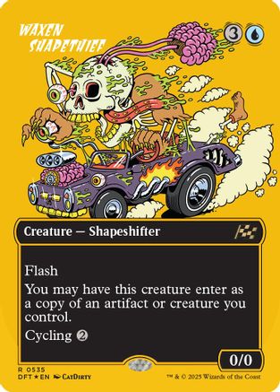 Waxen Shapethief (Borderless) (First-Place Foil) Foil (535) - Aetherdrift | Silver Goblin