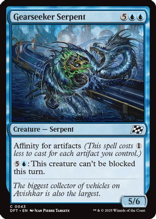 Gearseeker Serpent Foil (043) - Aetherdrift | Silver Goblin