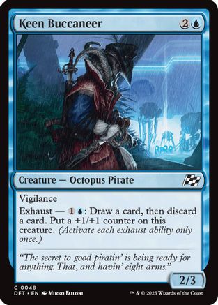 Keen Buccaneer Foil (048) - Aetherdrift | Silver Goblin