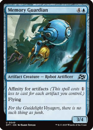 Memory Guardian Foil (049) - Aetherdrift | Silver Goblin