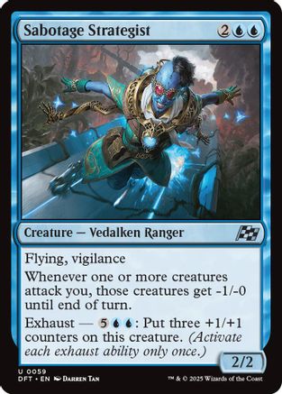 Sabotage Strategist Foil (059) - Aetherdrift | Silver Goblin