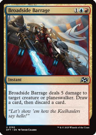 Broadside Barrage Foil (192) - Aetherdrift | Silver Goblin