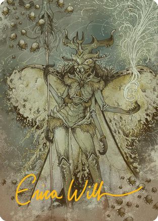 Aatchik, Emerald Radian Art Card (6/54) (Gold-Stamped Signature) (006) - Art Series: Aetherdrift | Silver Goblin