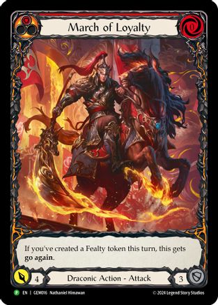 March of Loyalty (Red) (GEM016) - GEM Pack 1