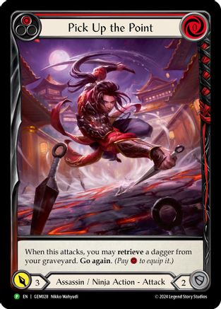 Pick Up the Point (Red) (GEM028) Rainbow Foil - GEM Pack 1