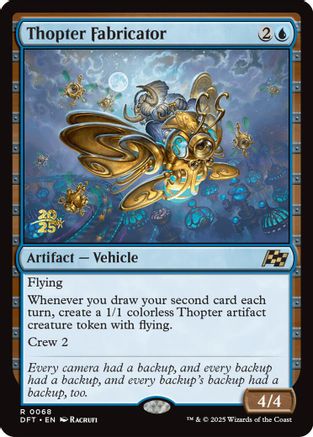 Thopter Fabricator (Prerelease) (068) Foil - Aetherdrift