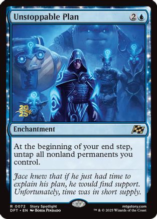 Unstoppable Plan (Prerelease) (072) Foil - Aetherdrift