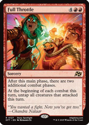 Full Throttle (127) Foil - Prerelease Cards