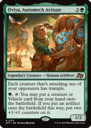 Oviya, Automech Artisan (173) Foil - Prerelease Cards