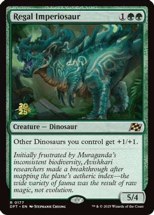 Regal Imperiosaur (177) Foil - Prerelease Cards