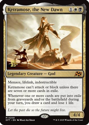 Ketramose, the New Dawn (209) Foil - Prerelease Cards