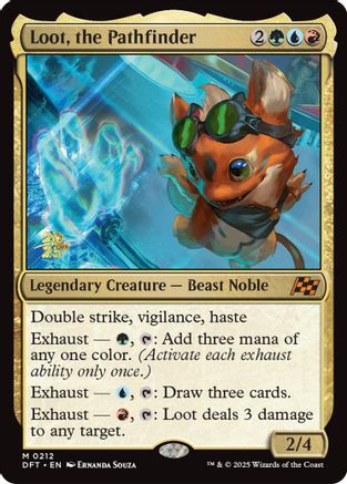 Loot, the Pathfinder (212) Foil - Prerelease Cards