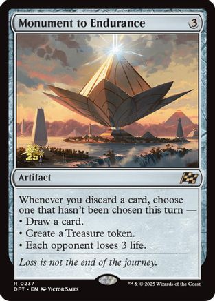 Monument to Endurance (Prerelease) (237) Foil - Aetherdrift