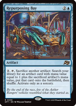 Repurposing Bay Foil (056) - Promo Pack: Aetherdrift | Silver Goblin