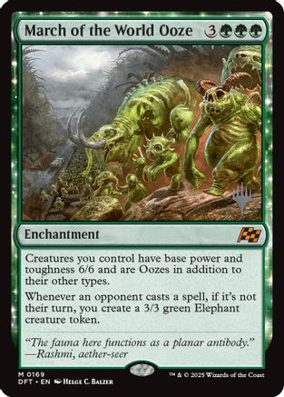 March of the World Ooze (169) - Promo Pack: Aetherdrift | Silver Goblin