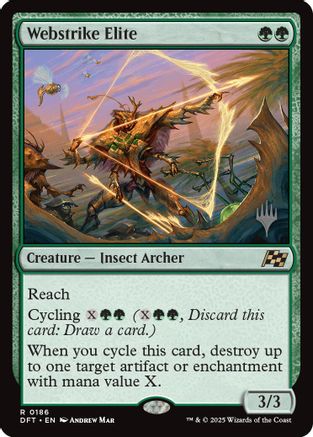 Webstrike Elite (Promo Pack) (186) Foil - Aetherdrift