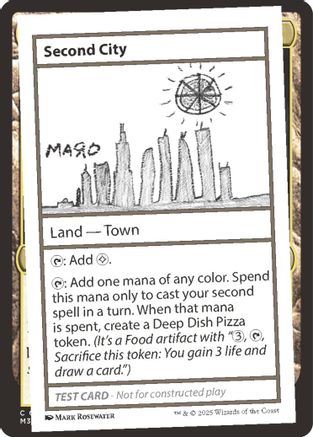 Second City - Un-Known Event Playtest Cards