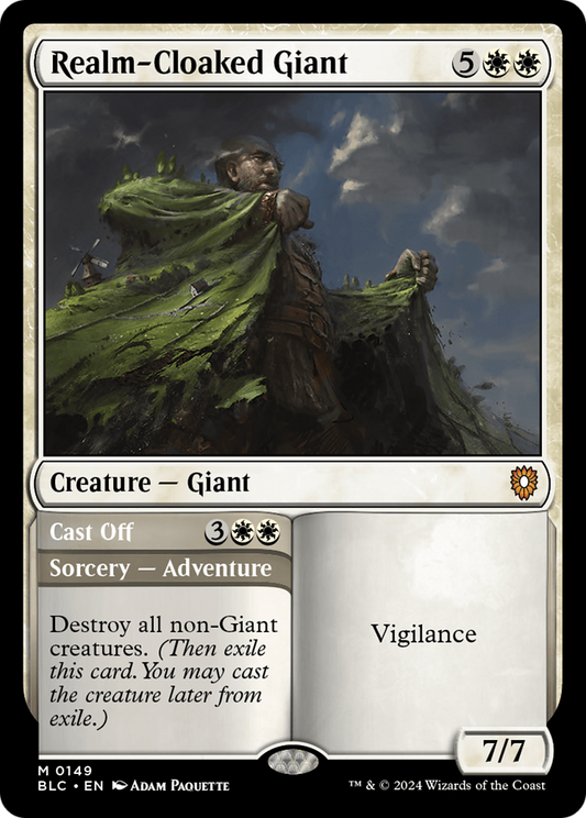 Realm-Cloaked Giant // Cast Off (149)