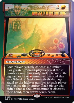 Wheel of Misfortune (1959) (Rainbow Foil) (1959) Foil - Secret Lair Drop Series
