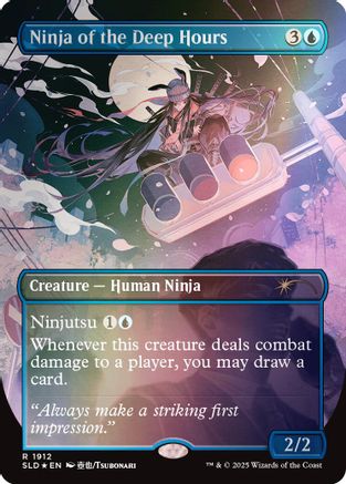 Ninja of the Deep Hours (Rainbow Foil) (1912) Foil - Secret Lair Drop Series