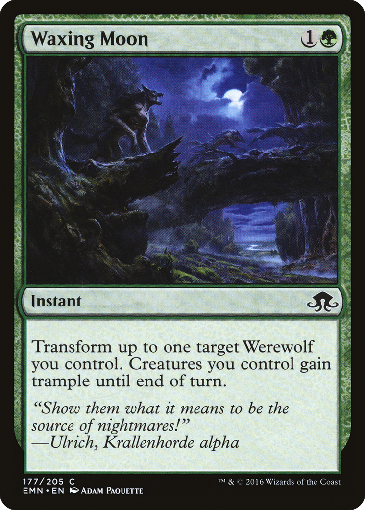 Waxing Moon (177) Foil - Eldritch Moon