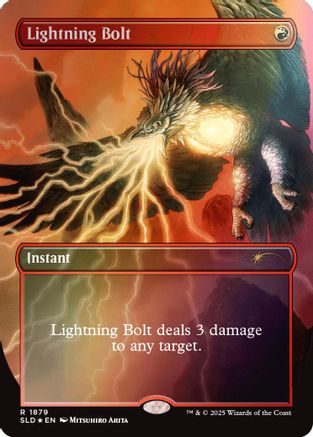 Lightning Bolt (1879) (Rainbow Foil) (1879) Foil - Secret Lair Drop Series