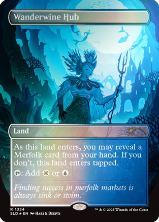 Wanderwine Hub (Rainbow Foil) (1324) Foil - Secret Lair Drop Series
