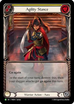 Agility Stance (FAB313) Rainbow Foil - FaB Promos