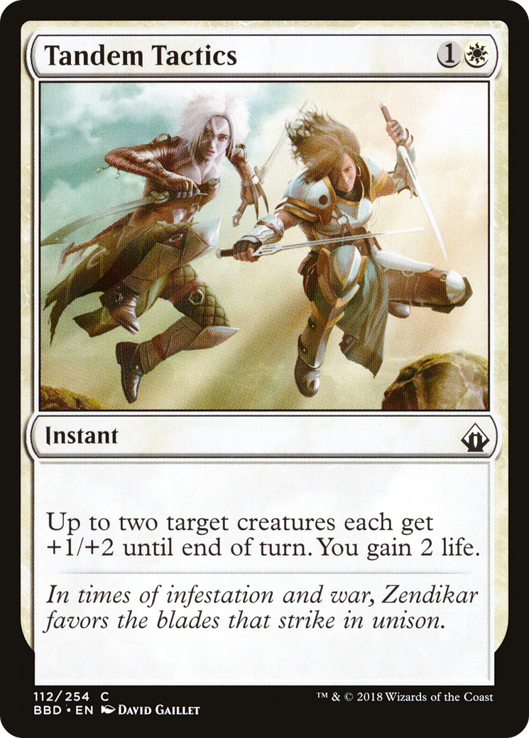 Tandem Tactics (112) Foil - Battlebond